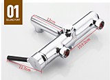 Смеситель для ванны FRAP-3244 короткий излив